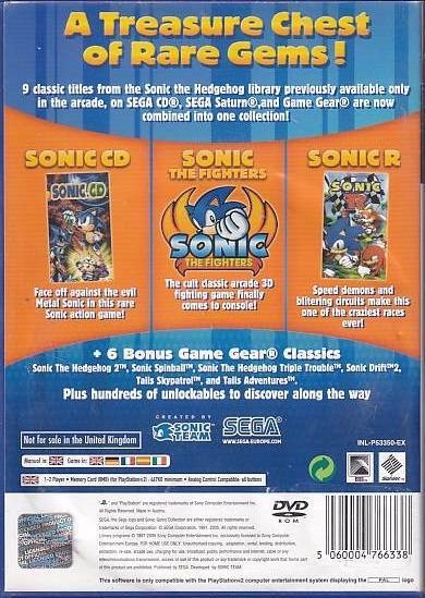 Sonic Gems Collection - PS2 (Genbrug)